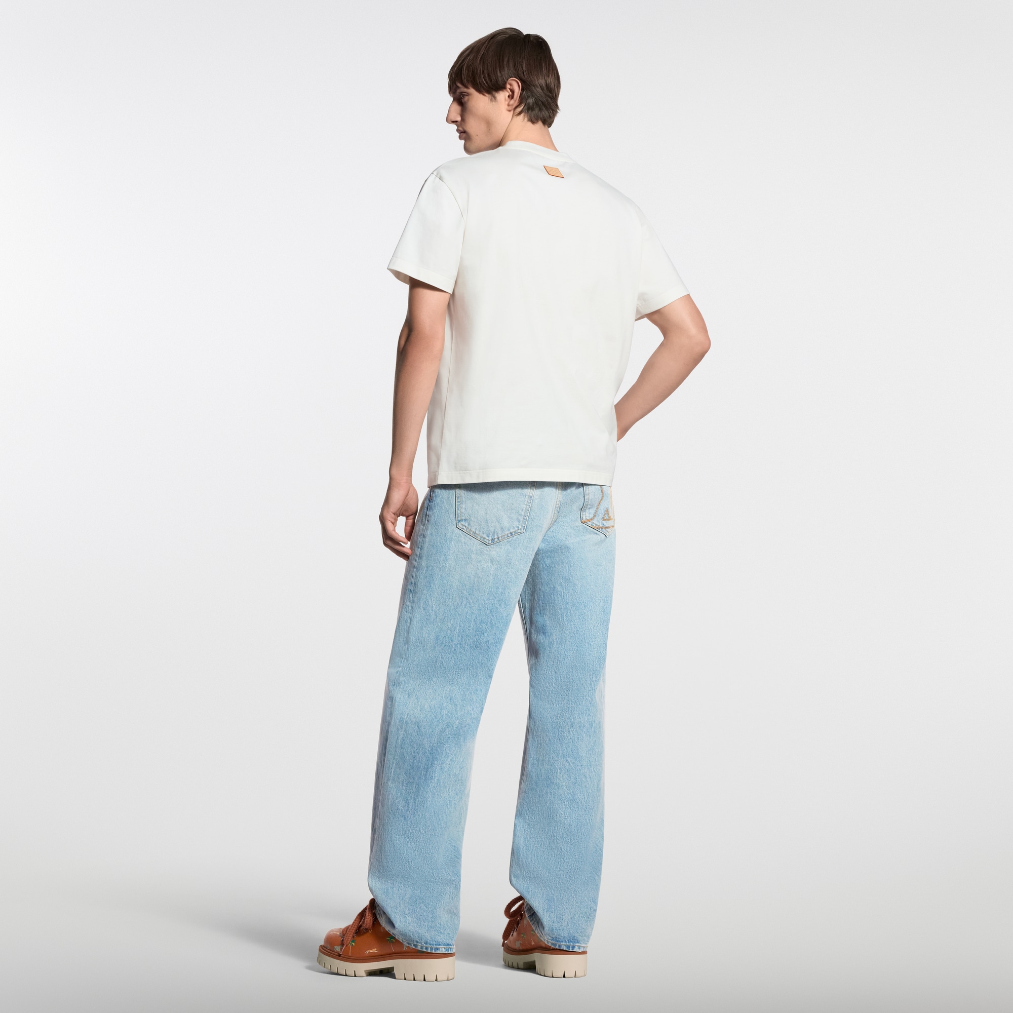 LV x The Darjeeling Limited Embroidered Short-Sleeved Crewneck